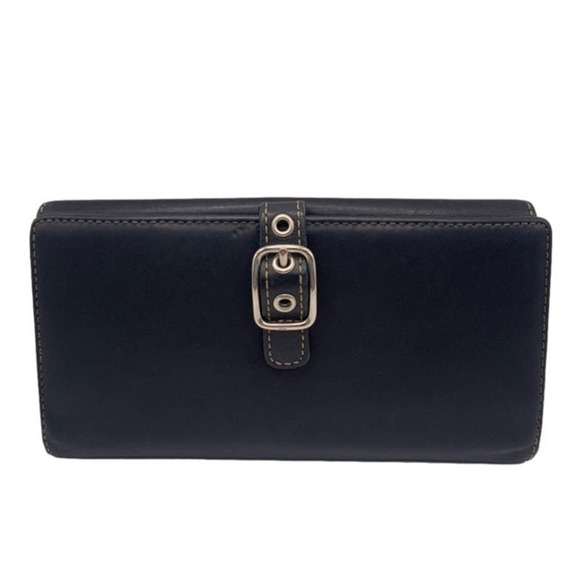 COACH Black Buckle Wallet - Picture 1 of 8